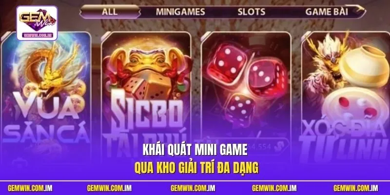 Khái quát Mini Game qua kho giải trí đa dạng