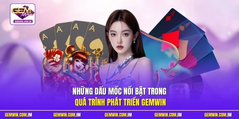 Những dấu mốc nổi bật trong quá trình phát triển Gemwin